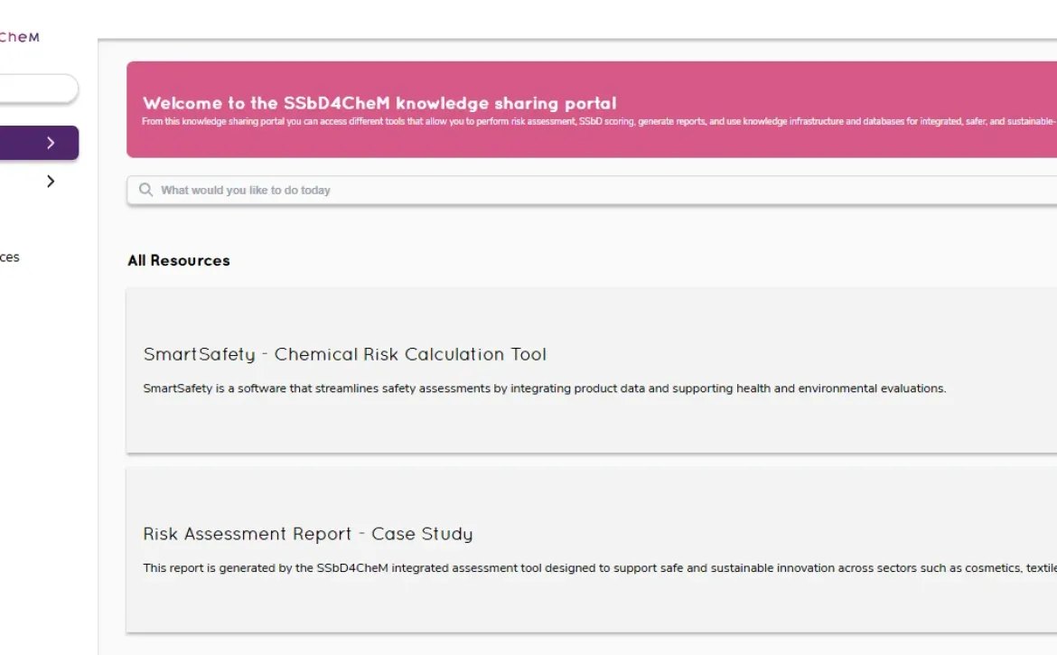 SSbD4CheM_OverviewPlatform